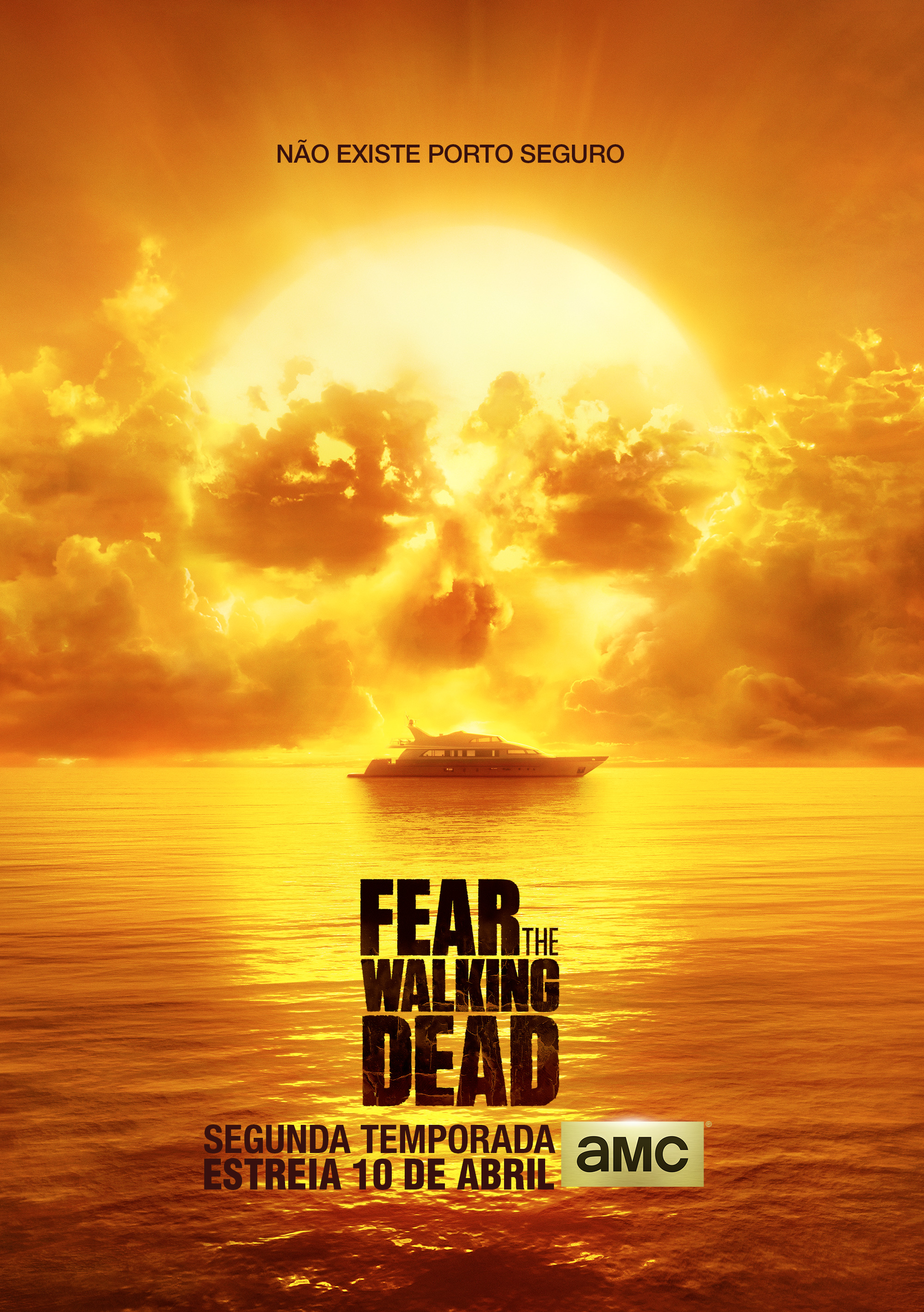 Pôster brasileiro da 2ª temporada de Fear the Walking Dead