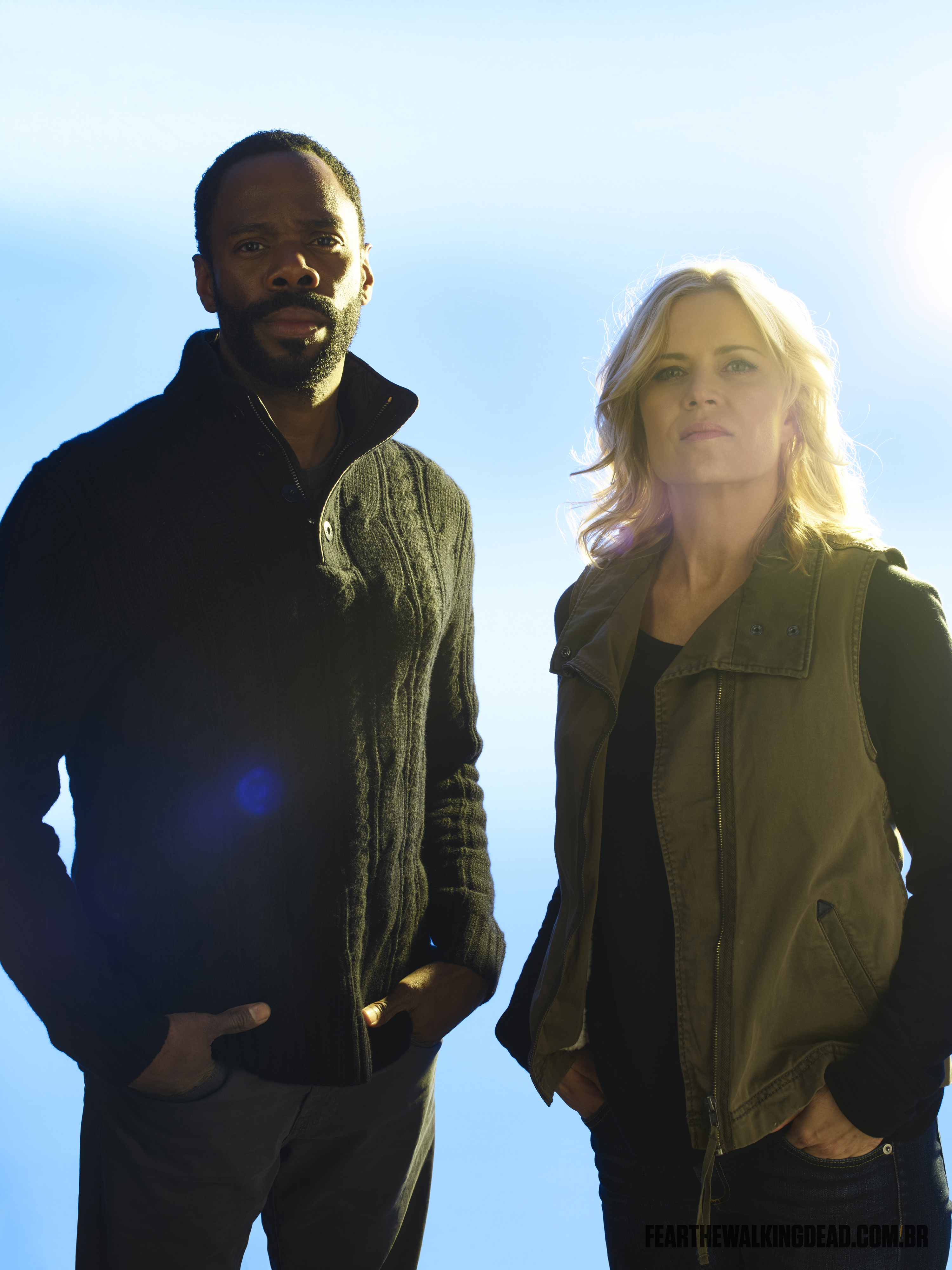 Kim Dickens e Colman Domingo como Madison Clark e Victor Strand - 2ª Temporada de Fear the Walking Dead 